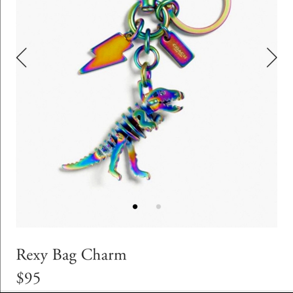 Coach Rexy charm and Rexy bag charm